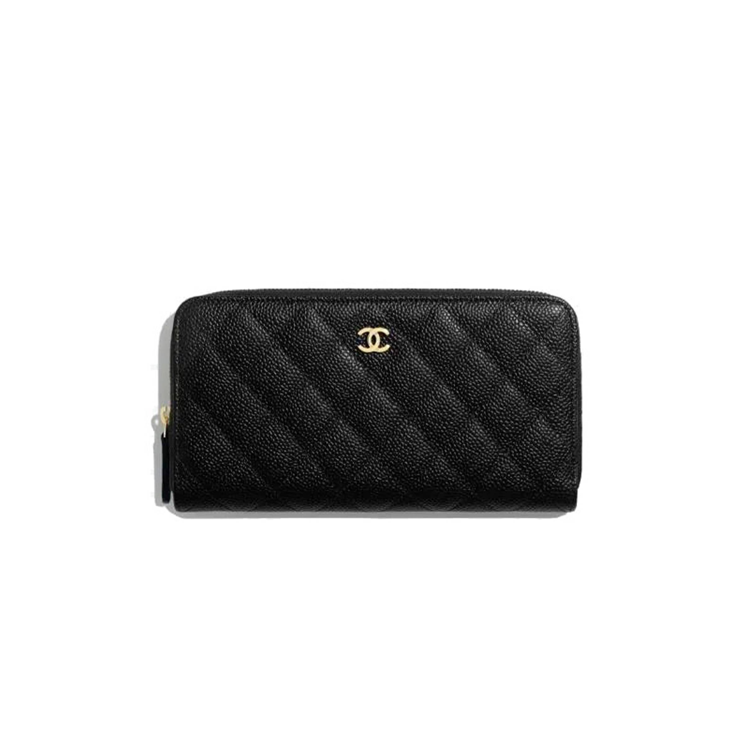 CHANEL CLASSIC LONG FLAP WALLET GOLD HARDWARE  AP0241 Y33352 NJ523 （19.5*10.5*3cm）